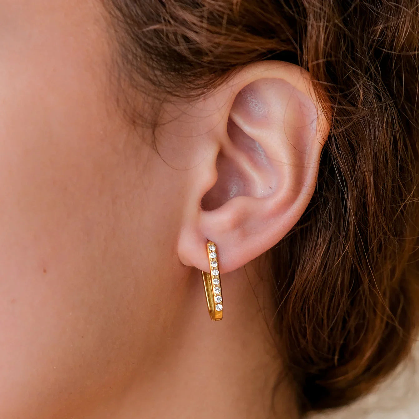 [Raffine]Lumiya Hoop Earrings