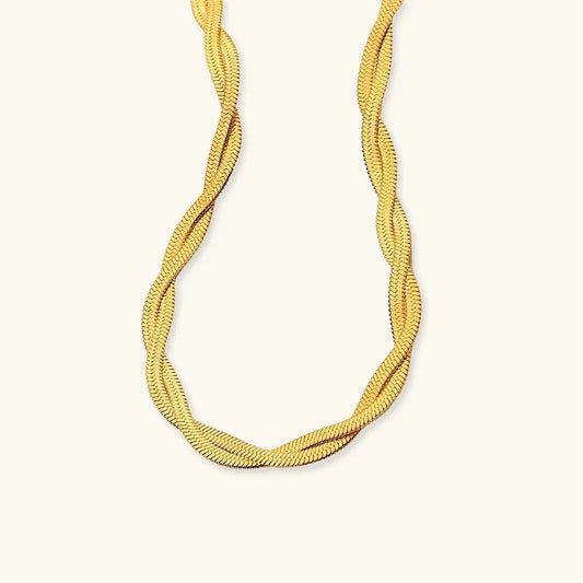 [Raffine]Lysa Twisted Chain Necklace