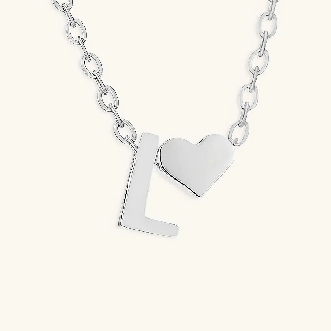 [Raffine]Ria Initial Letter Gold Necklace