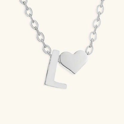 [Raffine]Ria Initial Letter Gold Necklace