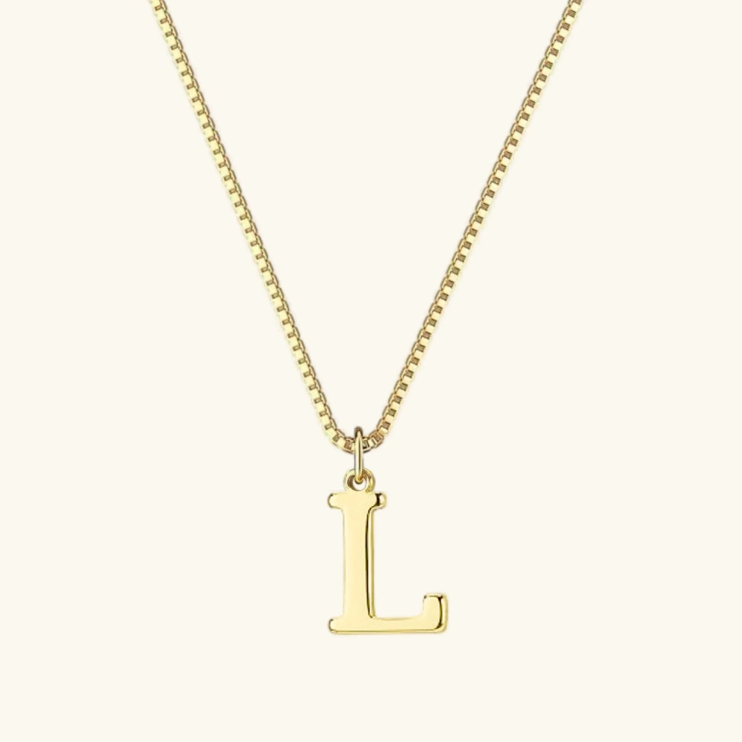 [Raffine]Therese Letter Initial Gold Necklace
