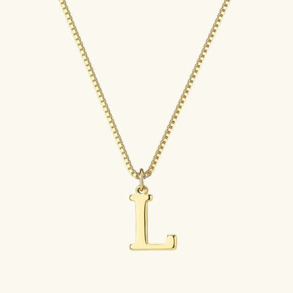 [Raffine]Therese Letter Initial Gold Necklace
