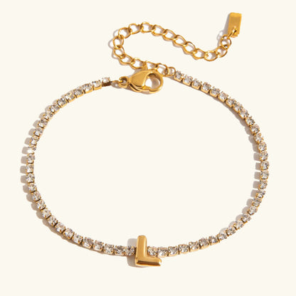 [Raffine]Avaria Bubble Letter Tennis Bracelet