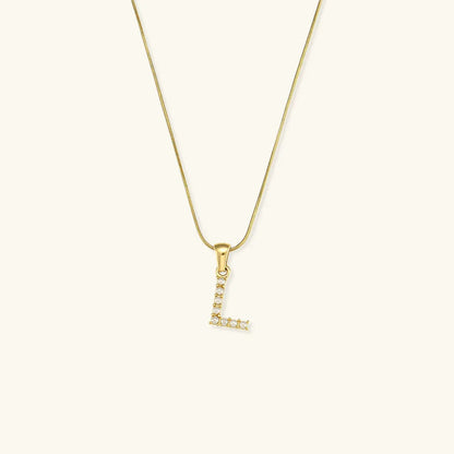 [Raffine]Augustine Initial Letter Pearl Necklace