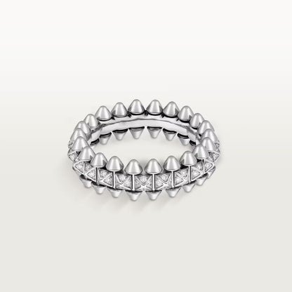 [Raffine]CLASH 6.4MM SMALL FULL DIAMOND RING
