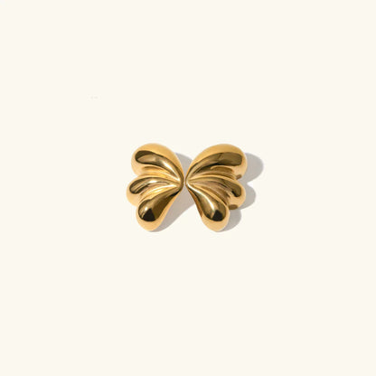 [Raffine]Liesel Gold Butterfly Earrings