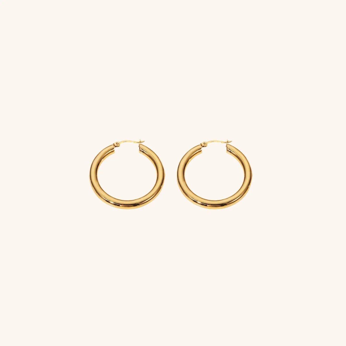 [Raffine]Wide Hoop Earrings