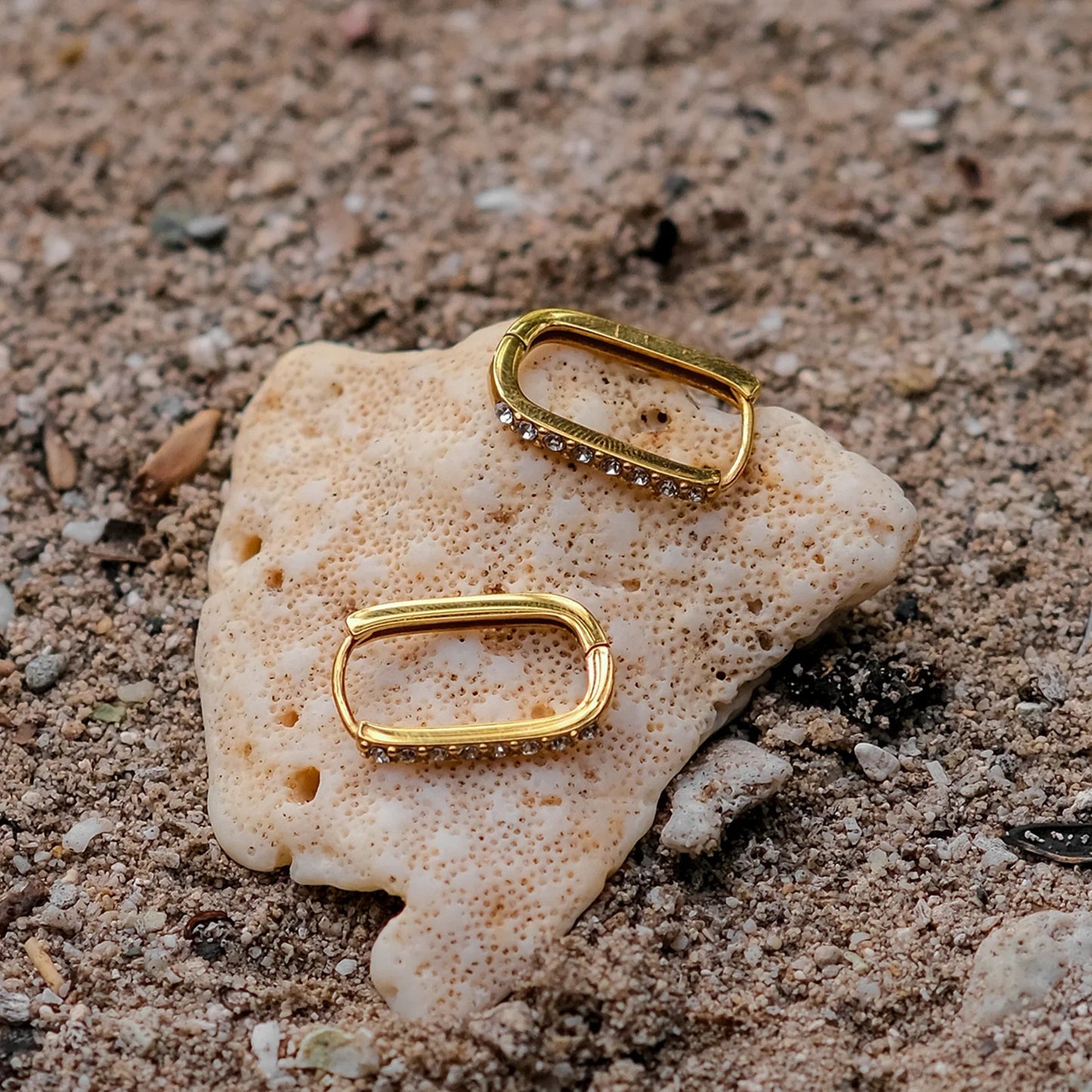 [Raffine]Maya Gold Hoop Earrings
