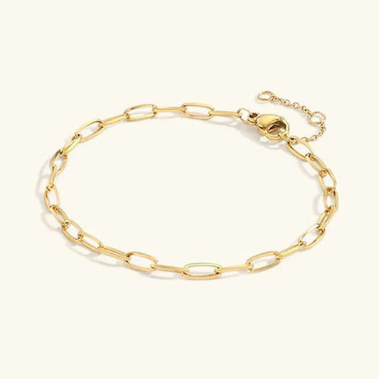 [Raffine]Maybelle Gold Paperclip Chain Bracelet