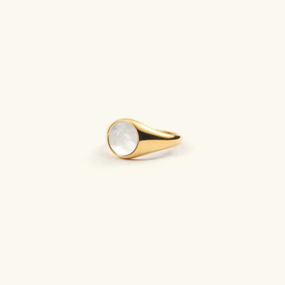[Raffine]Mother Of Pearl Gold Ring