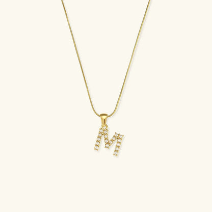 [Raffine]Augustine Initial Letter Pearl Necklace