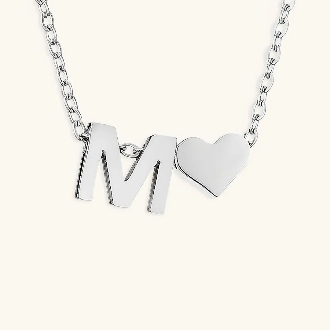 [Raffine]Ria Initial Letter Gold Necklace