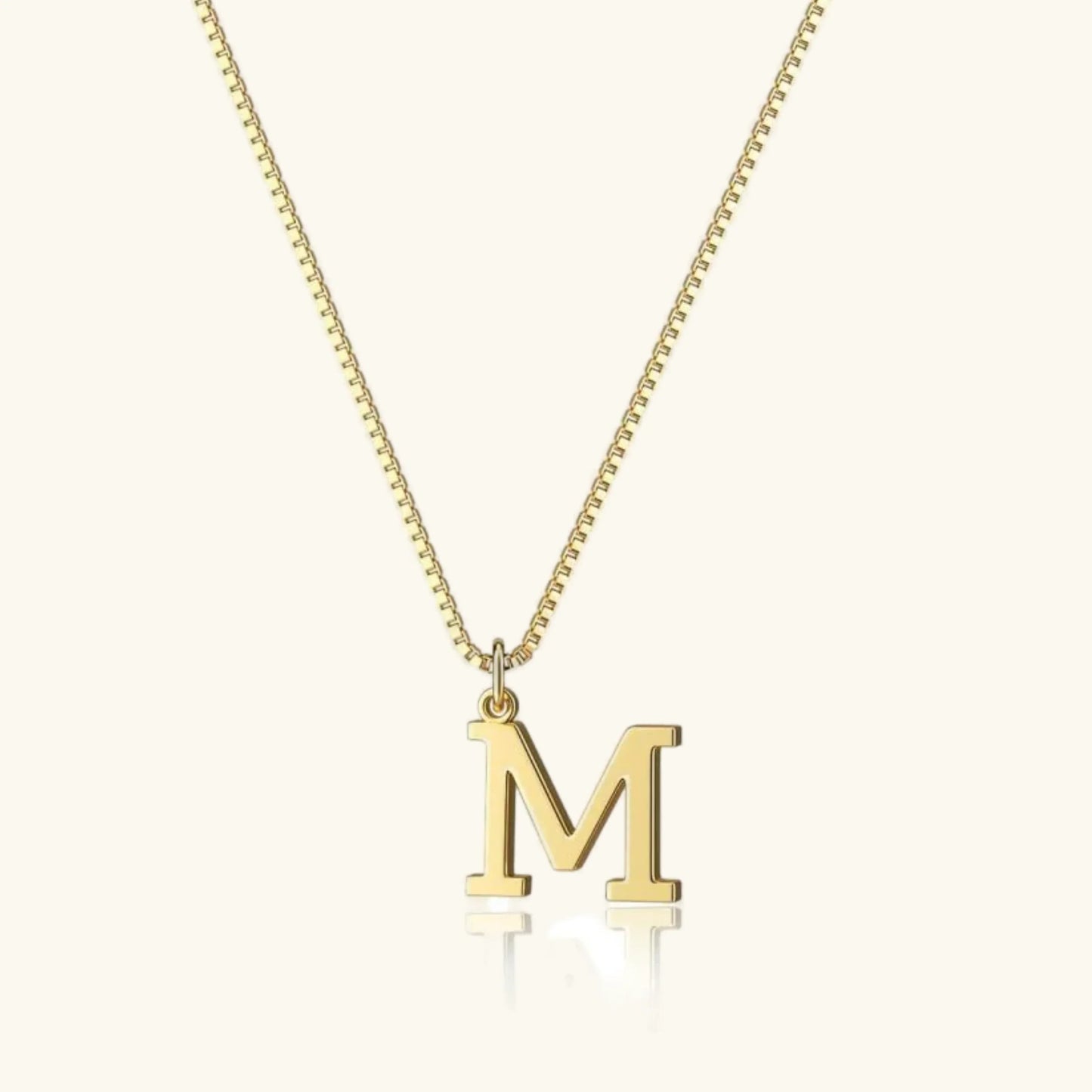 [Raffine]Therese Letter Initial Gold Necklace