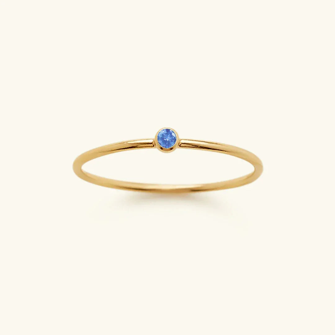 [Raffine]Amelia Birthstone Stacker Ring