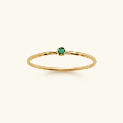 [Raffine]Amelia Birthstone Stacker Ring