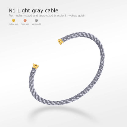 [Raffine]FORCE SERIES BRACELET CABLES 50 CHOICES (DIY SELECTION)