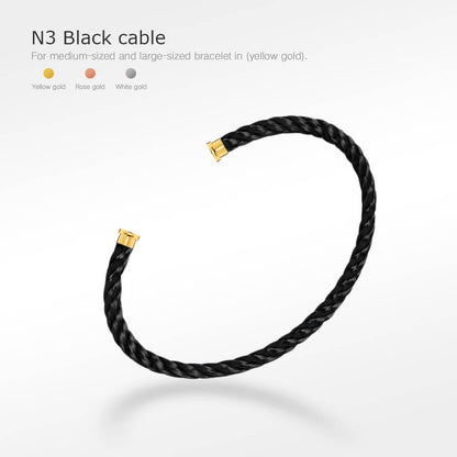 [Raffine]FORCE SERIES BRACELET CABLES 50 CHOICES (DIY SELECTION)