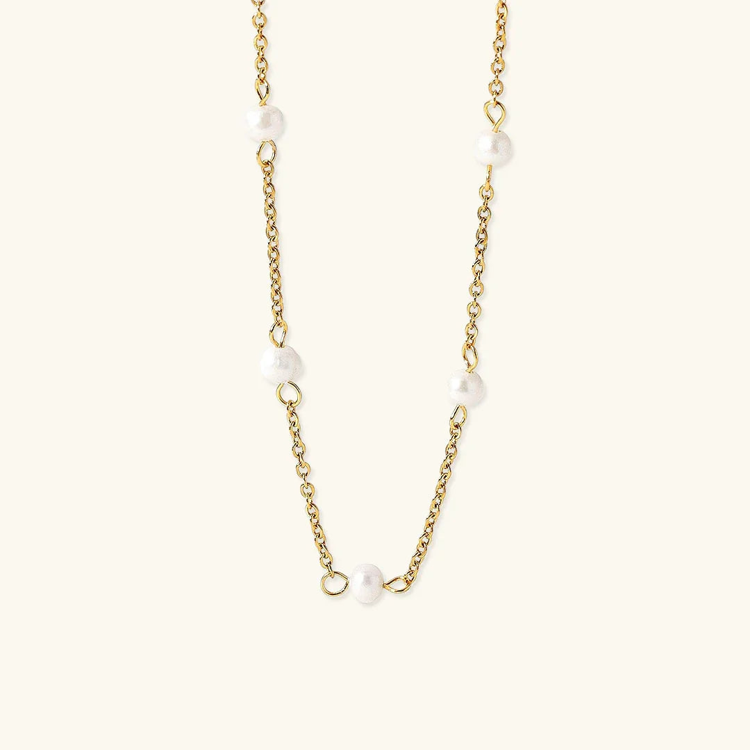 [Raffine]Nora Gold Pearl Necklace