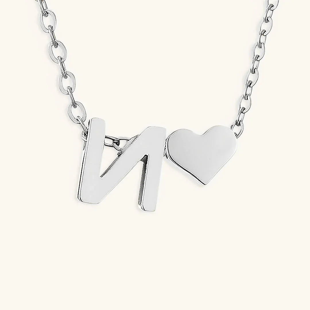 [Raffine]Ria Initial Letter Gold Necklace