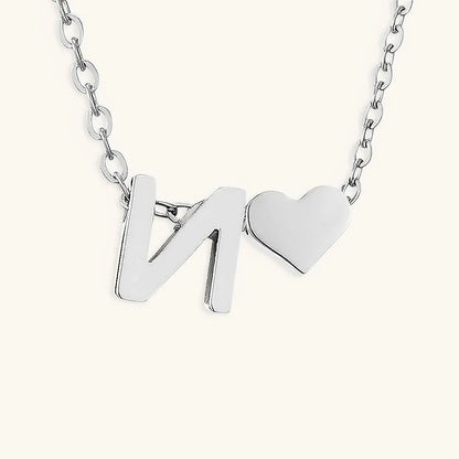 [Raffine]Ria Initial Letter Gold Necklace