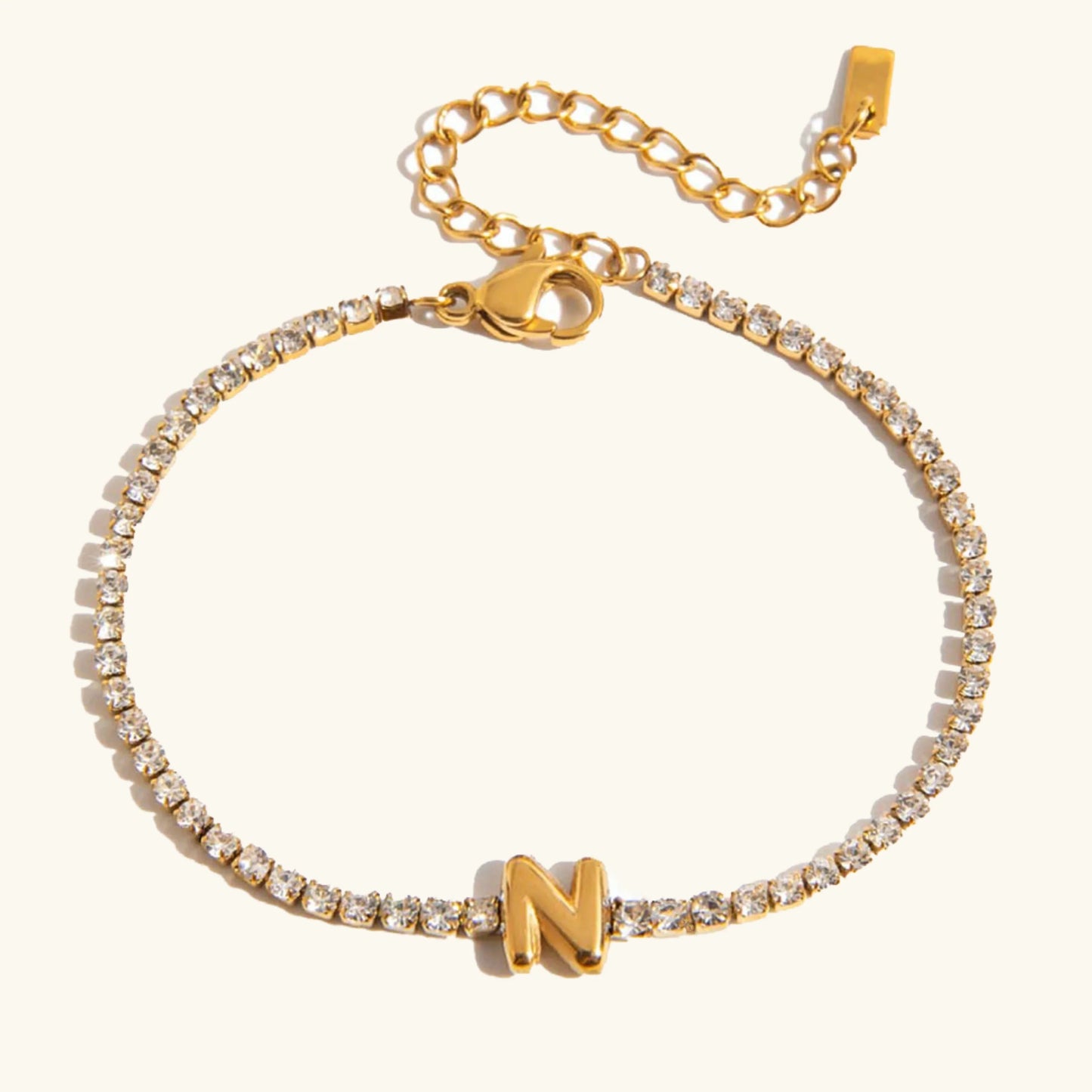 [Raffine]Avaria Bubble Letter Tennis Bracelet