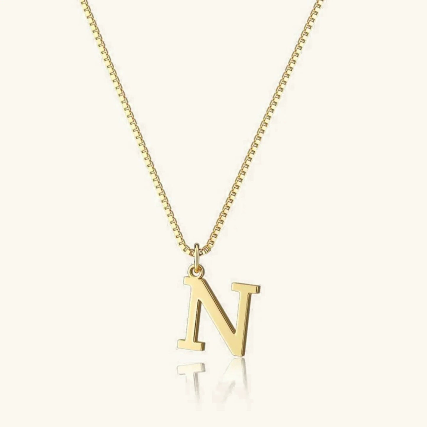 [Raffine]Therese Letter Initial Gold Necklace