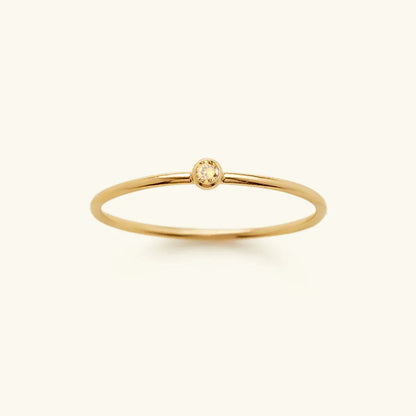 [Raffine]Amelia Birthstone Stacker Ring