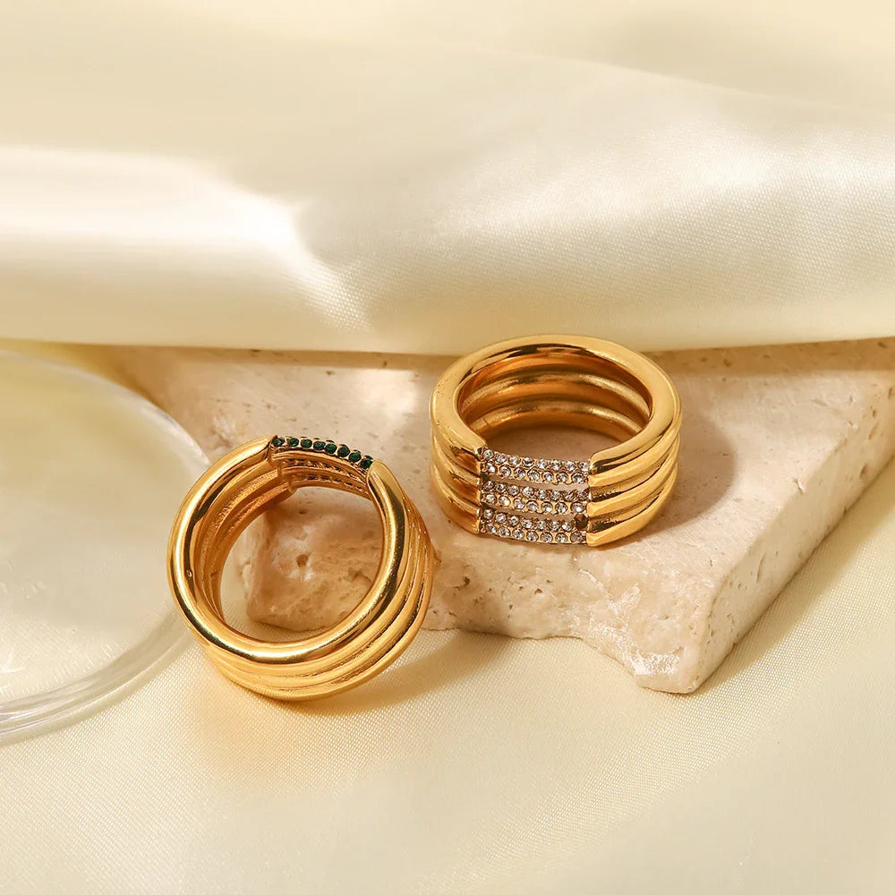 [Raffine]Serenity Diamond Gold Ring