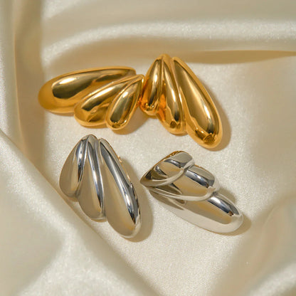 [Raffine]Saffron Gold Earrings