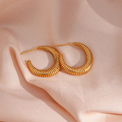 [Raffine]Bailey Hoop Earrings