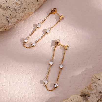 [Raffine]Iris Diamond Earrings