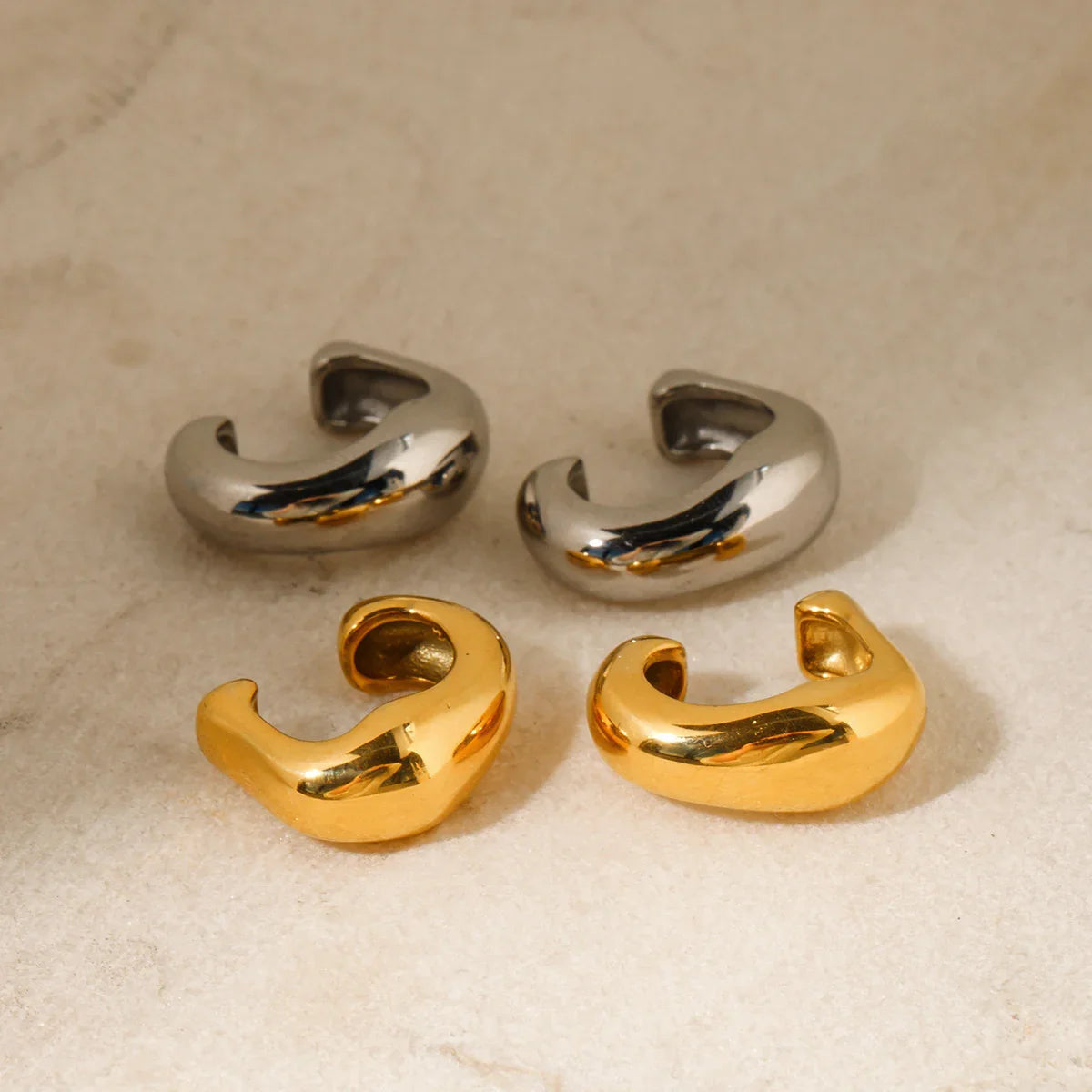 [Raffine]Fabienne Gold Ear Cuffs