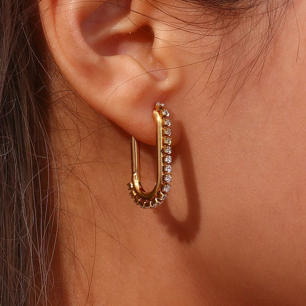 [Raffine]Georgia Diamond Earrings