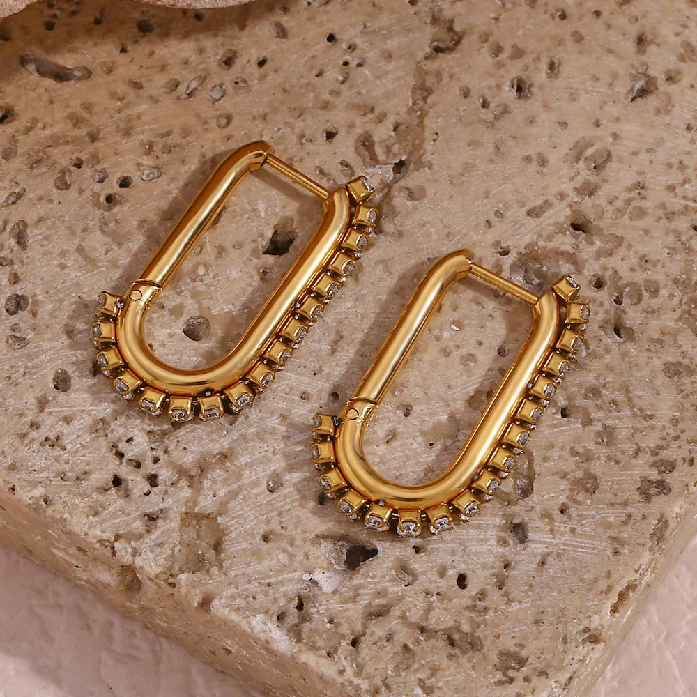 [Raffine]Georgia Diamond Earrings