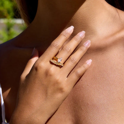 [Raffine]Calina Marquise Diamond Ring