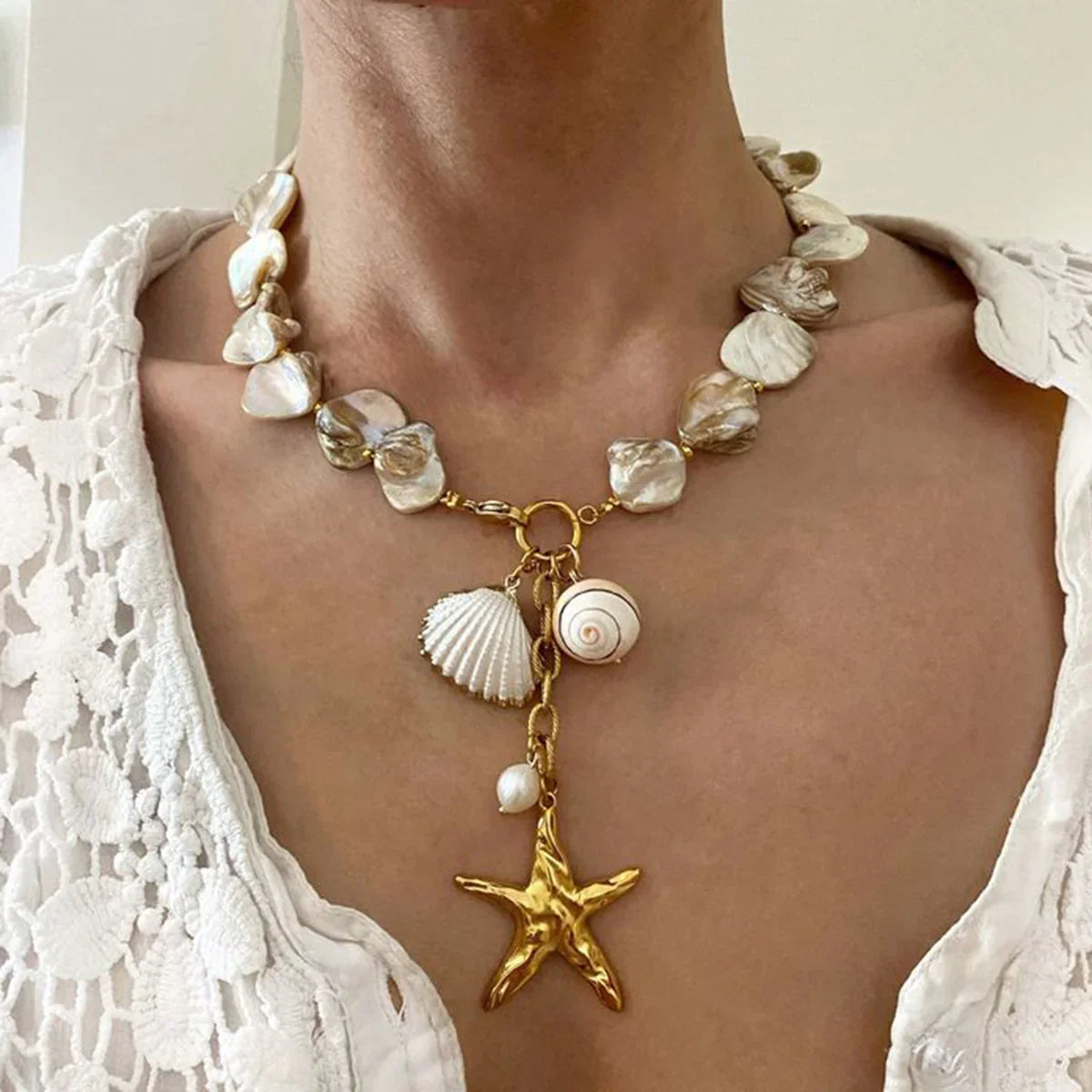 [Raffine]Seafarer Ocean-Inspired Necklace