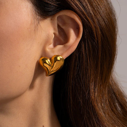 [Raffine]Dorothea Heart Earrings