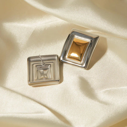 [Raffine]Jocelyn Two Tone Earrings