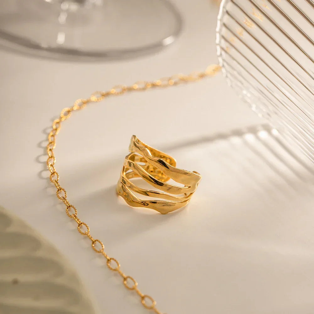 [Raffine]Cass Gold Ring