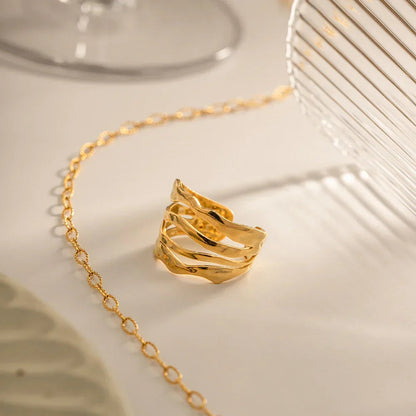 [Raffine]Cass Gold Ring
