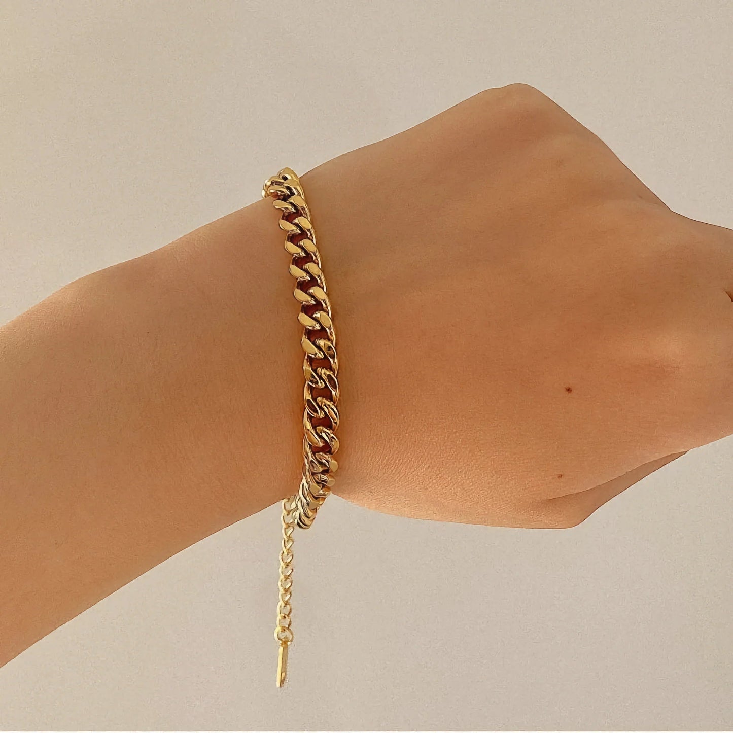 [Raffine]Jean Gold Chain Bracelet