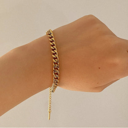 [Raffine]Jean Gold Chain Bracelet