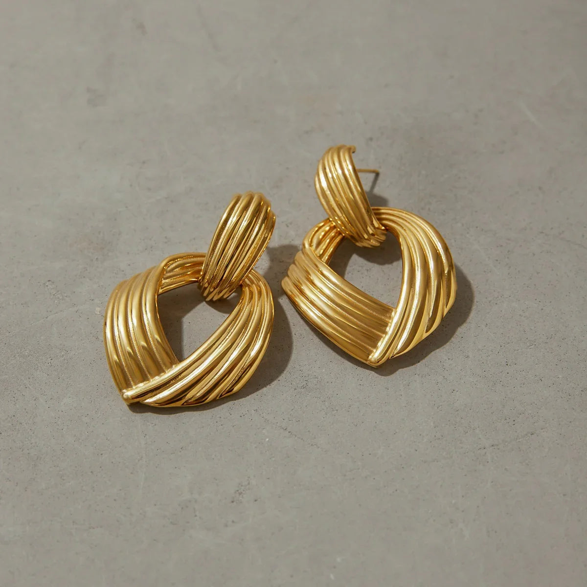[Raffine]Selma Gold Knot Earrings