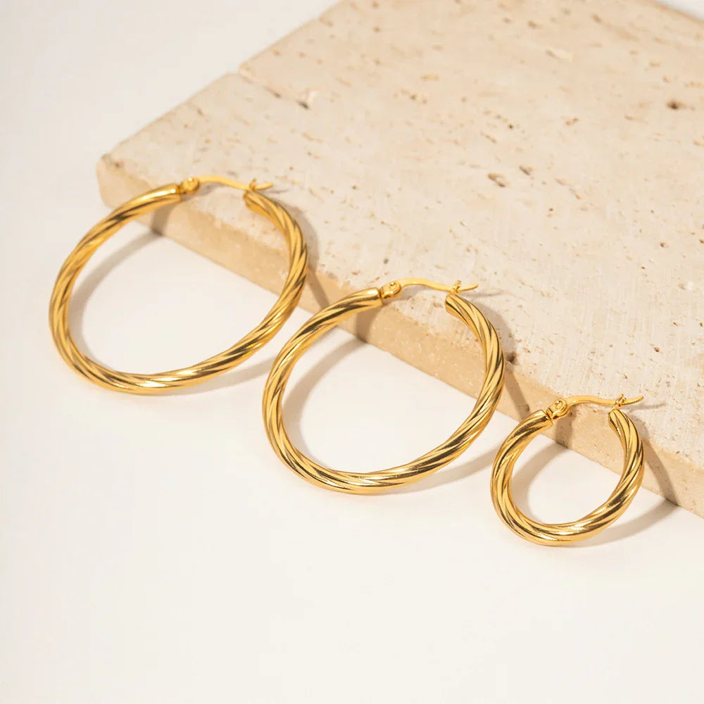 [Raffine]Zephy Hoop Earrings