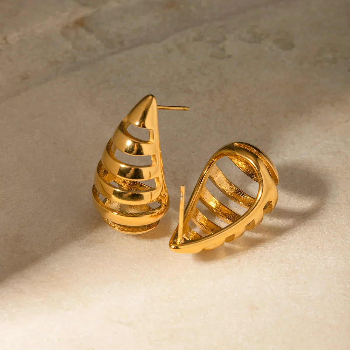 [Raffine]Katrin Drop Gold Earrings