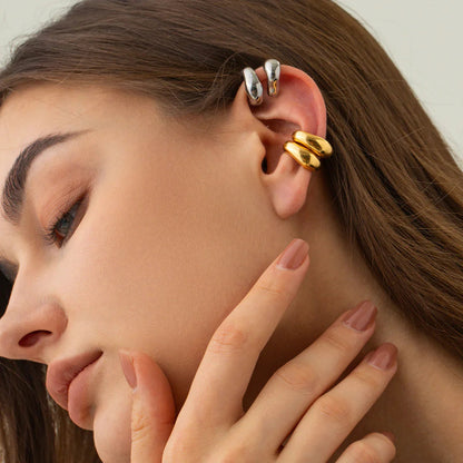 [Raffine]Fabienne Gold Ear Cuffs