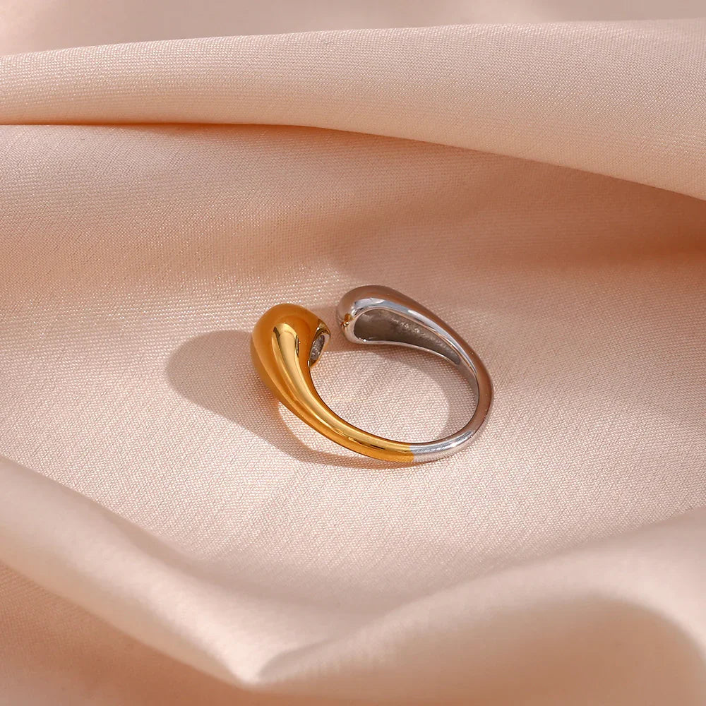 [Raffine]Seren Two Tone Gold Ring