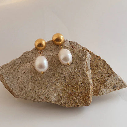 [Raffine]Cornelia Freshwater Pearl Earrings
