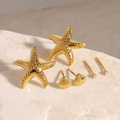 [Raffine]Arielle Ocean-Inspired Earring Bundle