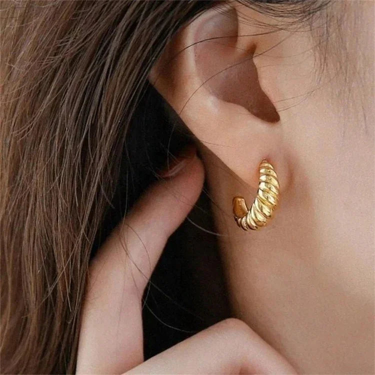 [Raffine]Croissant Arc Earrings